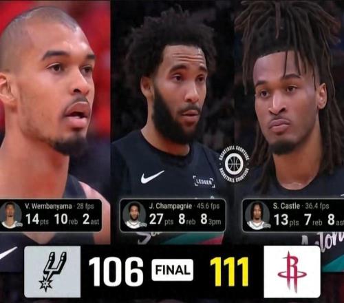 擺爛差距太真實！火箭熬三年換來杰倫格林馬刺直接拿下文班亞馬