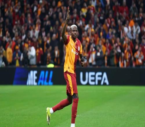 大腿級表現，奧斯梅恩本賽季代表加拉塔薩雷9場歐冠造10球