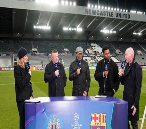 魯尼擔任紐卡vs巴薩解說嘉賓，賽前聽到利物浦輸球后難掩笑意