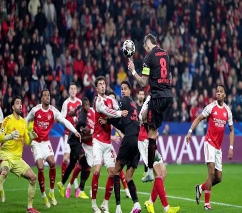 玩鷹的被鷹啄了眼，阿森納自2024年11月以來首次在歐冠丟角球