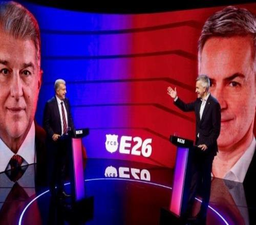 巴薩主席大選終極對(duì)線：拉波爾塔與豐特互撕，哈蘭德成大餅