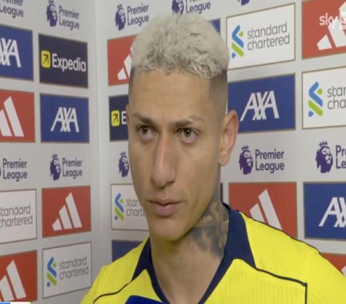 里沙利松：我喜歡對(duì)陣強(qiáng)隊(duì)，這對(duì)我來說是一個(gè)很好的機(jī)會(huì)