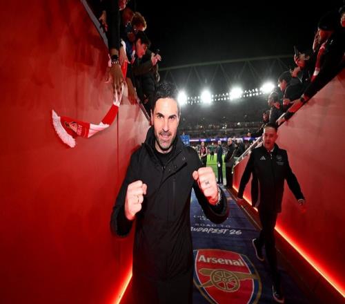 穩定，阿森納隊史第二次連續三個賽季晉級歐冠14決賽