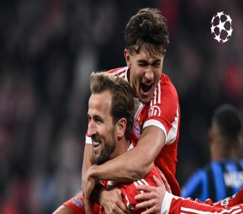 本賽季歐冠18決賽16場共打進68球，創造賽事近66年紀錄