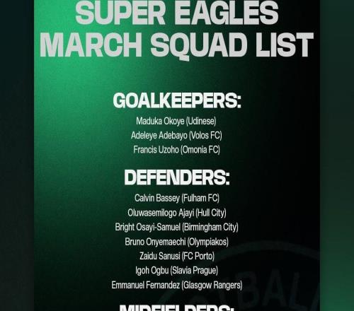 尼日利亞國家隊新一期大名單：盧克曼領銜，奧斯梅恩未入選