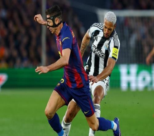 拉神狂造5球，萊萬雙響超梅西，巴薩72紐卡豪取16連勝創四大紀錄