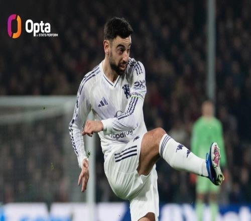 B費本賽季28場英超制造101次機會，創造曼聯球員單賽季紀錄