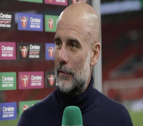 瓜帥：聯(lián)賽杯奪冠很高興，但若能在英超領(lǐng)先9分我會更開心