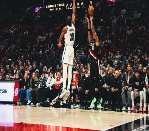 13499！楊瀚森4分3籃板，卡馬拉35分，開拓者大勝送籃網8連敗