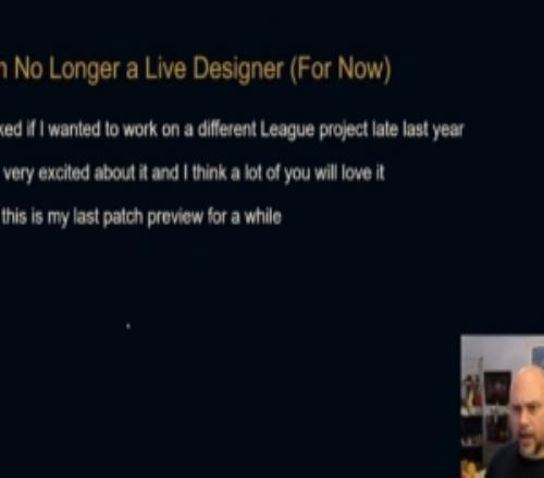 設計師Phreak宣布暫時離開平衡團隊：參與另一個LOL相關項目工作