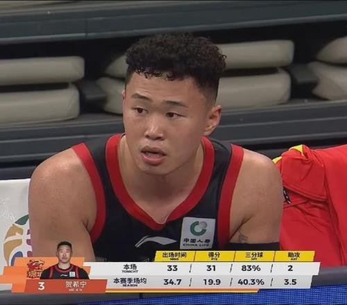 15中13！中國男籃首發(fā)核心！謝謝你，賀希寧！