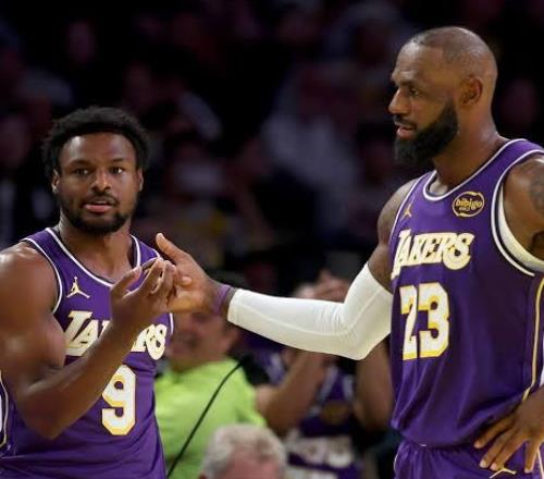 真正歷史第一人!詹姆斯助攻布朗尼得分,完成NBA第一對父子連線