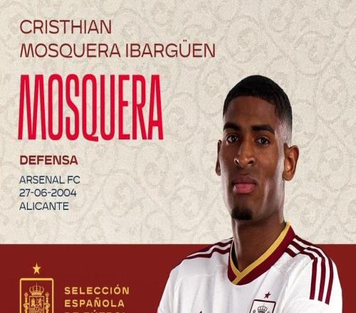 替補登場，阿森納后衛莫斯克拉上演西班牙國家隊首秀