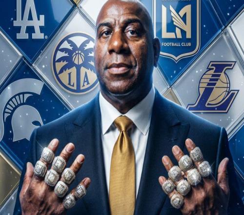 傳奇贏家！魔術師宣布擁有20枚冠軍戒指：湖人生涯斬獲11枚