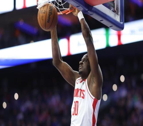 合砍27板5帽！火箭隊雙塔建功，亞當斯缺陣，烏度卡組籃下禁飛區