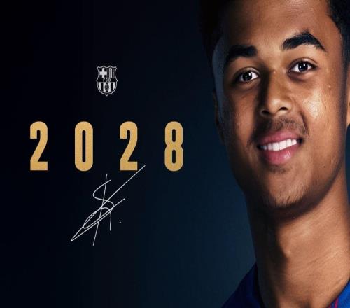 官方：巴薩與克魯伊維特小兒子肖恩續約至2028年