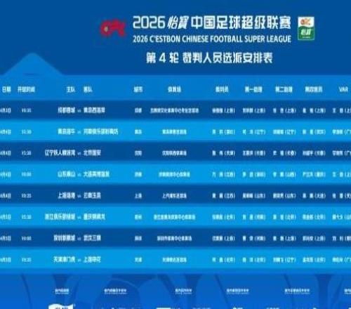 中超聯(lián)賽“試用”視頻裁判遠程中心