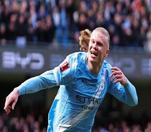 哈蘭德曼城生涯9次面對利物浦打進7球，且最近3場打進5球