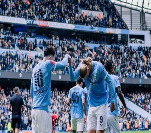 久違了，哈蘭德自2024年8月以來首次代表曼城完成帽子戲法