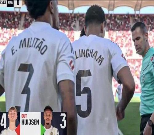 傷愈復(fù)出，米利唐時(shí)隔四個(gè)月再度代表皇馬出場(chǎng)