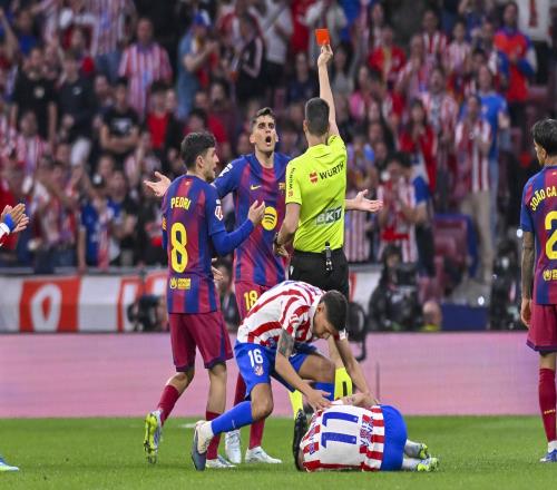 馬競CEO對(duì)馬丁紅牌被撤銷發(fā)表正式回應(yīng)：令人感到羞恥VAR影響了主裁判的判斷_西甲直播