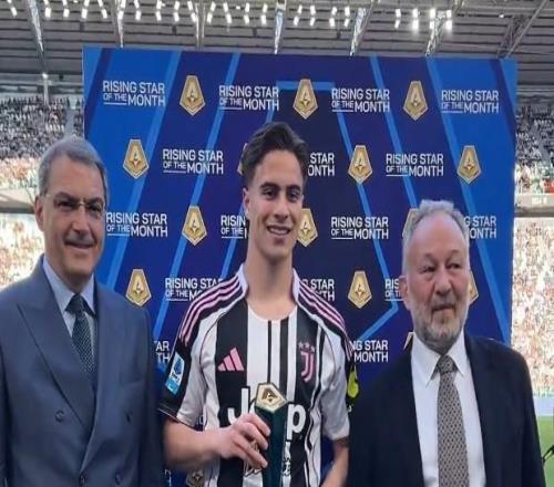 4場比賽2球2助攻，伊爾迪茲領取意甲3月最佳新星獎杯