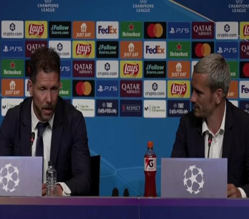 真情流露，西蒙尼在新聞發布會上致敬賽季末將離隊的格列茲曼