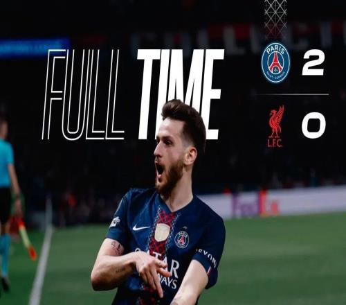 PSG主場20戰(zhàn)勝利物浦！