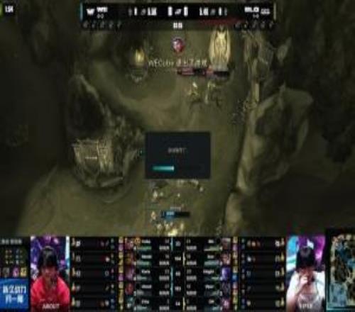 BLG對陣WE第一局，Cube因設備原因退出游戲而發生技術暫停