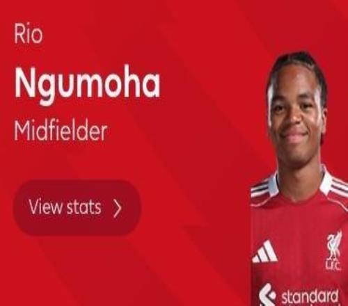 兜射破門，17歲小將恩古莫哈當選利物浦vs富勒姆全場最佳球員