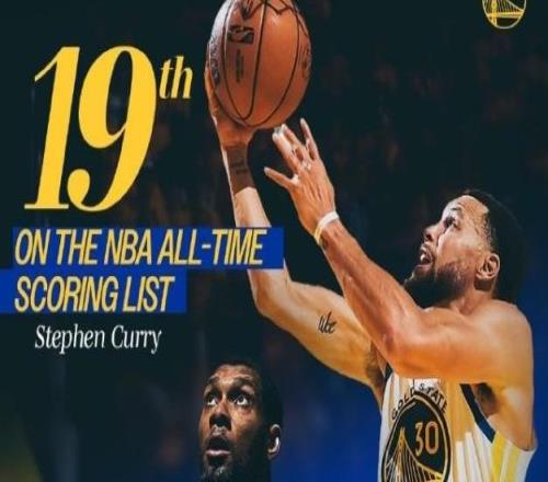 迎來里程碑，庫里NBA生涯總得分超越鄧肯&升至歷史第19位