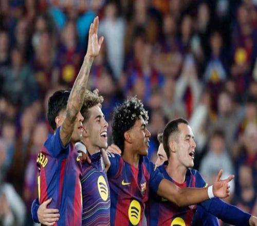 亞馬爾再獻“魔術(shù)”表演，巴薩41大勝領(lǐng)跑西甲