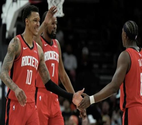 火箭隊常規賽數據：52勝30負西部第五，場均47.9籃板聯盟第一