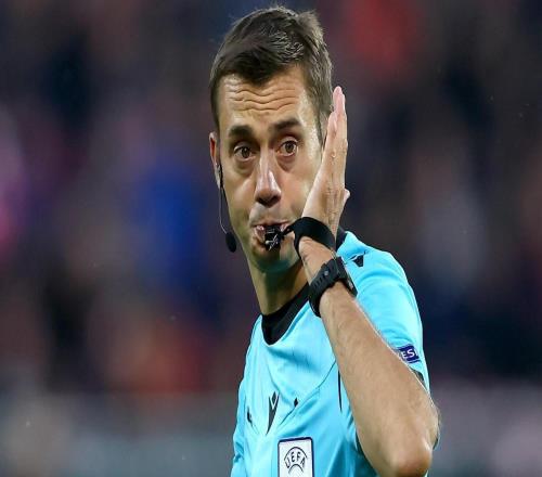 官方：法國(guó)名哨蒂爾潘將執(zhí)法歐冠14決賽次回合馬競(jìng)vs巴薩