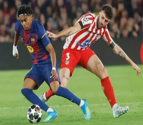 今年7助攻！馬競“小卒”防死亞馬爾：2次零封巴薩坐穩主力