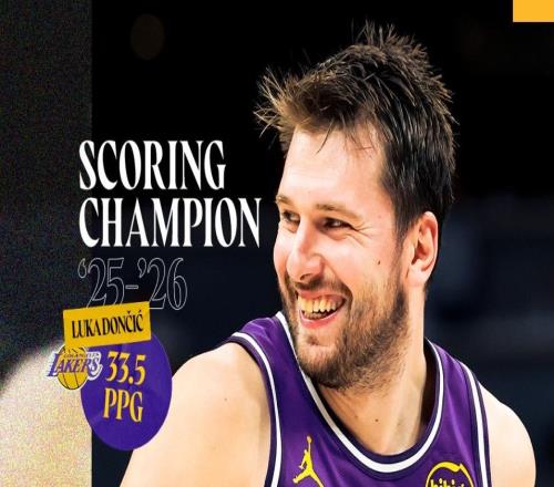 場均33.5分創8紀錄！東契奇獲得分王又成科比傳承湖人換到他贏麻