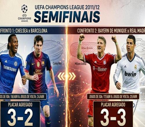 2012歐冠半決賽：皇馬巴薩為何再次錯過決賽