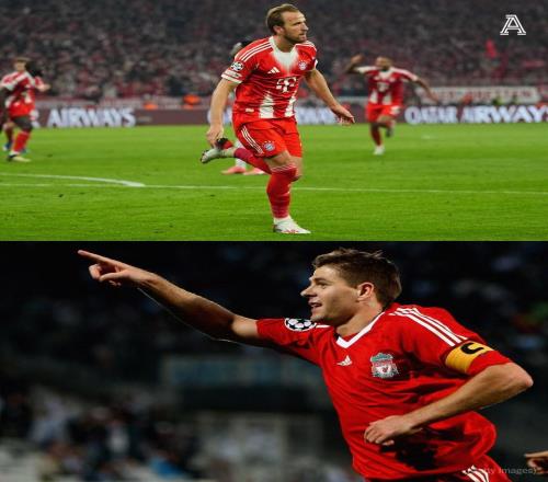 繼杰拉德之后，凱恩是第二位連續5場歐冠進球的英格蘭球員