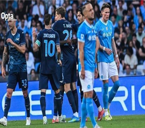 終結對手主場不敗，拉齊奧客戰那不勒斯4連勝成意甲歷史第一隊