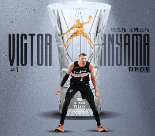 全票&最年輕DPOY誕生！文班亞馬刷爆NBA紀(jì)錄，他還要搶MVP