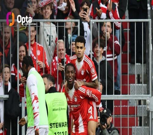 單賽季德甲進球、助攻均13+，迪亞斯成有統計以來拜仁第一人