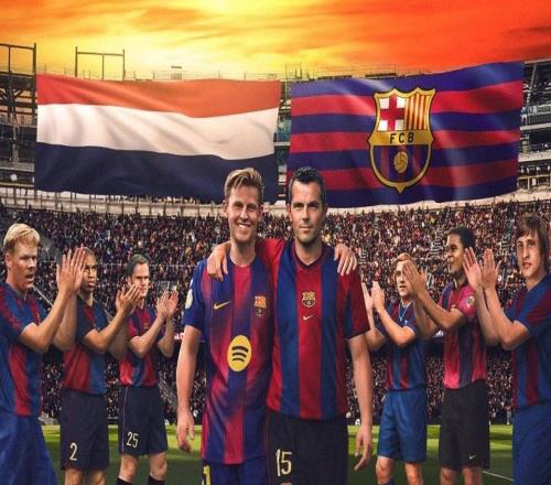 293場，弗朗基德容獨占巴薩隊史荷蘭球員出場數第一
