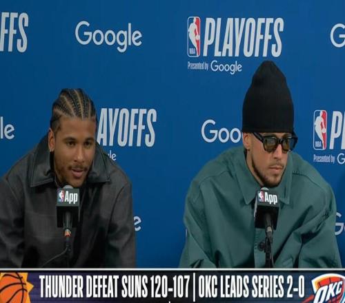 杰倫格林：雷霆是衛冕冠軍但我們沒借口，要在主場打得更好