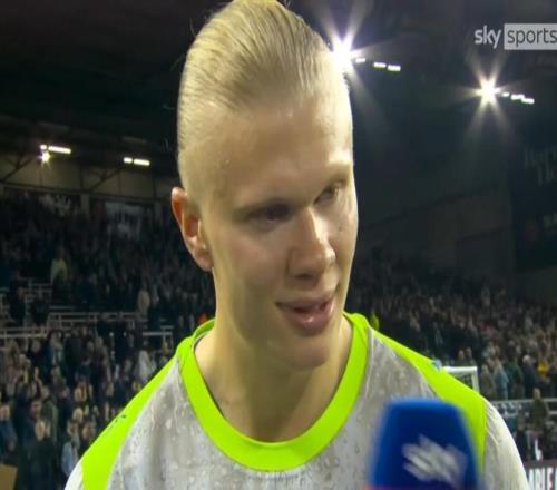 被記者反復追問進球數量，哈蘭德：只看勝負，我已經說三遍了