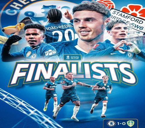 切爾西隊史第17次闖進足總杯決賽，僅次于曼聯(lián)和阿森納