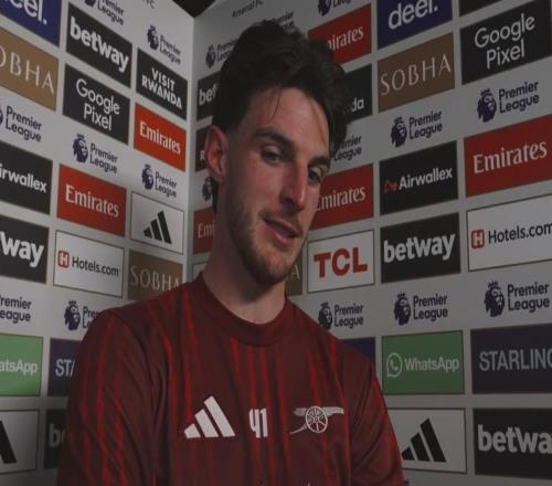 賴斯：埃澤對我們至關重要希望賽季結束時能留在榜首位置