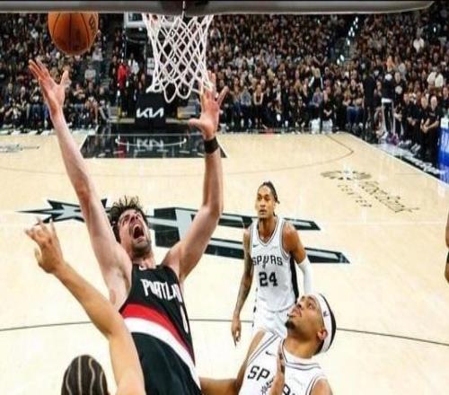 文班亞馬狂轟27分11板7帽馬刺21分逆轉11493大勝開拓者