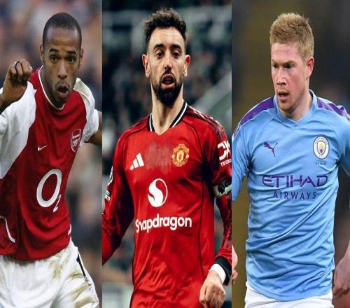 19助，B費距亨利和德布勞內的單賽季英超助攻紀錄僅差1次