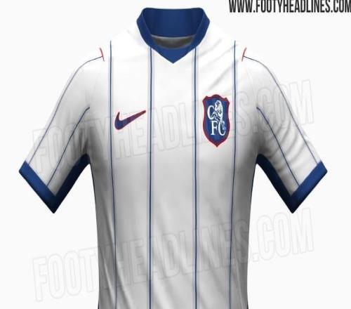 切爾西下賽季二客球衣：復古隊徽設計，靈感來自199294賽季