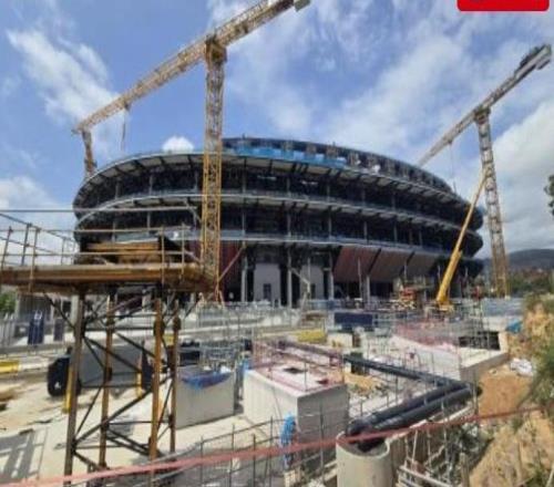 世體：諾坎普第三層看臺完成主體工程，預計9月底可容納7萬人